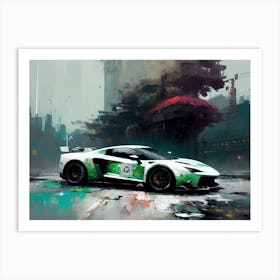 Futuristic Sports Car 39 Art Print