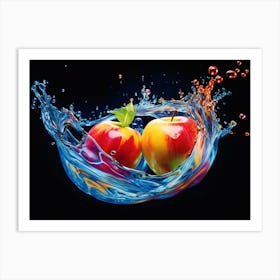 Fruit Splash Art Print