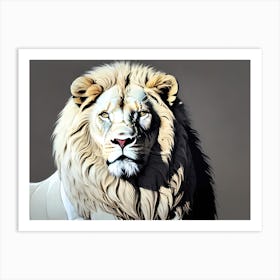 White Lion 20 Art Print