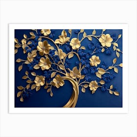 Tree Of Gold 9 Art Print