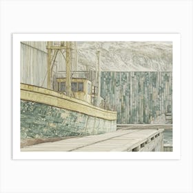 Norwegian Fishing Boat Art Print