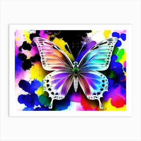 Colorful Butterfly 18 Art Print