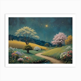 Starry Night 4 Art Print