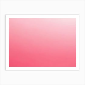 Soft Pink Gradient Background 1 Art Print