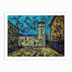 Plaza de la Conctitucion in Salamanca Art Print