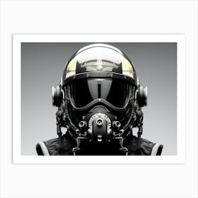 Pilots Helmet Art Print