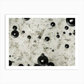 Water Bubbles Under The Microscope 8 Art Print