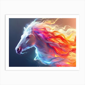 Fire Horse 1 Art Print