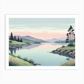 Scottish Landscape Art Print