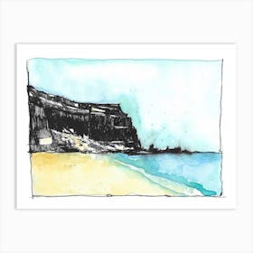 Summer Sandy Beach Art Print