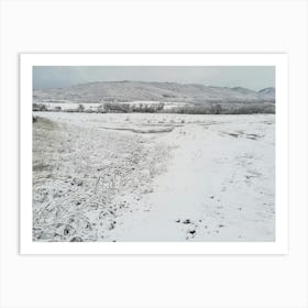 Snowy Landscape 1 Art Print