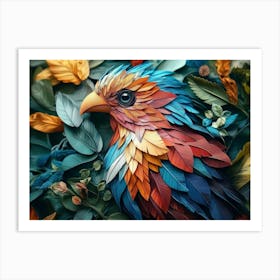 Colorful Bird Art Print