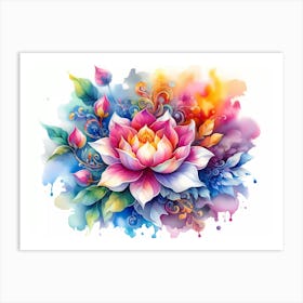 Lotus Flower 12 Art Print