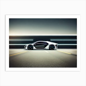 Futuristic Car 11 Art Print