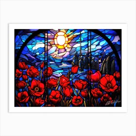 Red Poppy Remembrance Day Art Print