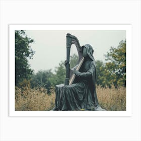 Harp in Wilderness Art Print