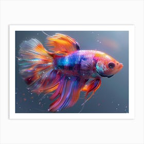 Siamese Catfish Art Print