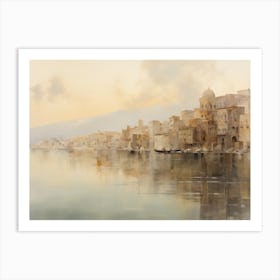 Egyptian Town Painting Art Print