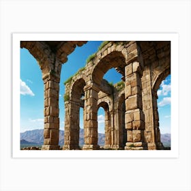 Ruins Of A City Art Print