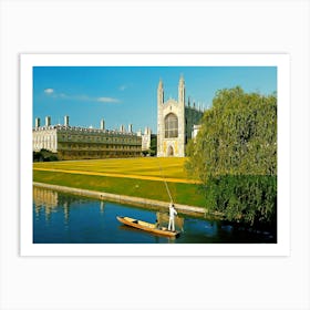 England, Cambridgeshire, Cambridge, Kings College Art Print