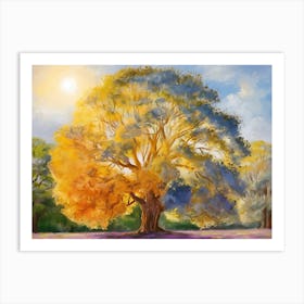 Autumn Tree 15 Art Print