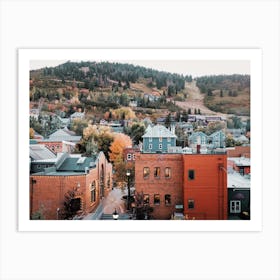 Small Town In Utah Art Print