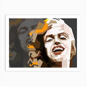 Marilyn Monroe Most Beauty Trending Now Landscape Art Print