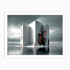 Building In The Sky Art Print