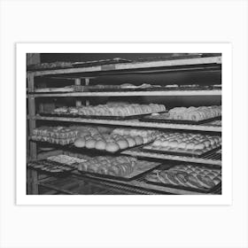 Back Of Bakery Goods At Bakery, San Angelo, Texas By Russell Lee Art Print