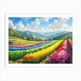 Flower Field Art Print