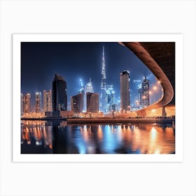 Dubai City Art Print