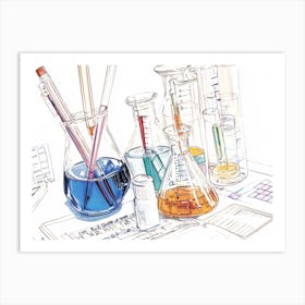 Chemistry Lab 1 Art Print