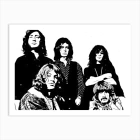 Deep Purple Band Music Legend Art Print