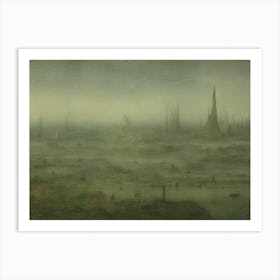 Dystopian Landscape Art Print