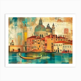 Venice Skyline 2 Art Print