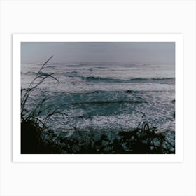 Moody Ocean Shore Affiche