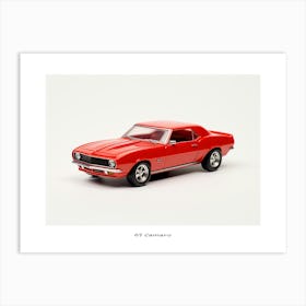 Toy Car 67 Camaro Red Poster Art Print