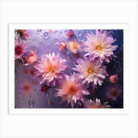 Flowers In The Rain Art Print