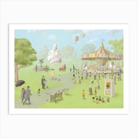 A Day In The Park Art Print