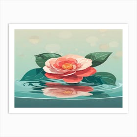 Flower In Water 1 Art Print