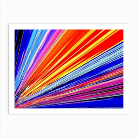 Abstract geometric Painting Art Print