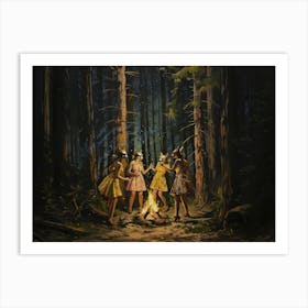 Girls Night Out 1 Fy H Art Print