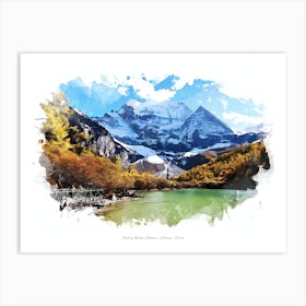 Yading Nature Reserve, Sichuan, China Art Print