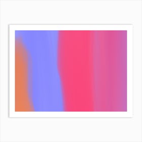 Abstract Painting pink Art Print