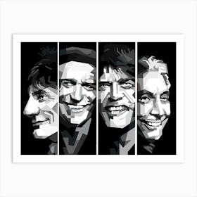 The Rolling Stones Most Wanted British Rock And Roll Band Art Print