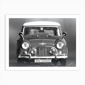 Mini Cooper Classic Car Art Print