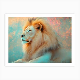 Lion Painting 2 Art Print