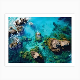 Aerial View Of The Sea 1 Art Print