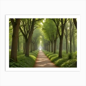 Path In The Forest 2 Art Print