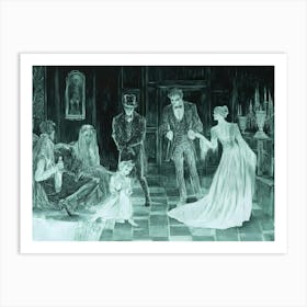 Ghosts Of The Bride And Groom Art Print